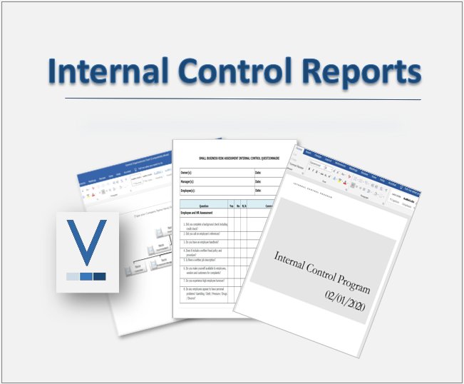 internal control report templates